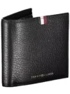 Portofel Elegant din Piele Neagră Tommy Hilfiger cu Detalii Contrastante - imagine 3