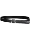 Curea Elegantă Reversibilă Neagră Calvin Klein cu Cataramă Metalică - imagine 3