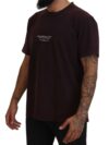 Tricou Elegant Bordeaux Dolce & Gabbana - imagine 2