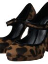 Dolce & Gabbana Pantofi cu toc leopard eleganți pentru sofisticare chic - imagine 7