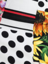 Fustă midi Dolce & Gabbana din patchwork cu talie înaltă - imagine 4
