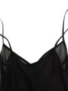 Rochie Blouson Transparentă din Mătase Neagră Cavalli - imagine 6
