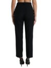 Dolce & Gabbana Pantaloni eleganți din lână cu talie înaltă - imagine 4