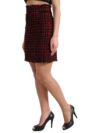 Fustă mini cu talie înaltă din tartan Dolce & Gabbana - imagine 2