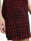 Fustă mini cu talie înaltă din tartan Dolce & Gabbana - imagine 4