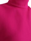 Dolce & Gabbana Top din lână roz cu guler înalt fără mâneci - imagine 5