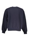 Pulover Tommy Hilfiger albastru cu guler rotund și detalii cu logo - imagine 2
