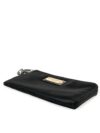 Pouch Dolce & Gabbana din nylon și piele neagră - imagine 4