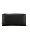 Portofel Chic Negru Guess Jeans cu Trei Compartimente - imagine 2