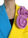 Palton trench multicolor Dolce & Gabbana - imagine 4