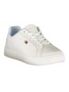 Tenisi Tommy Hilfiger din poliester alb - imagine 2