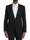 Dolce & Gabbana Sacou Blazer Slim Fit Negru MARTINI - imagine 3