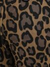 Pantaloni jogger din poliester cu imprimeu leopard maro Dolce & Gabbana - imagine 4