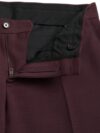 Pantaloni eleganți pentru bărbați Dolce & Gabbana din lână maronii, slim fit - imagine 5