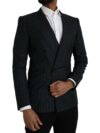 Dolce & Gabbana Sacou dublu cu dungi negre SICILIA - imagine 2