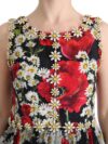 Rochie Maxi Floral Dolce & Gabbana cu Imprimare de Floarea Soarelui și Cristale - imagine 5