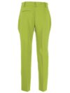 PINKO Pantaloni chino din crep verzi - imagine 2