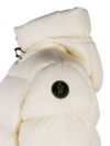 Jachetă Puffer Elegantă Centogrammi Crem - imagine 3