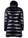 Centogrammi Geacă lungă reversibilă din puf elegantă în negru - imagine 2