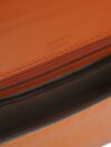 Geantă de umăr din piele Jimmy Choo Amber Orange - imagine 5