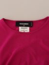 Rochie mini cu mâneci lungi plisată fucsia DSQUARED2 - imagine 3