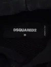 Pulover cu glugă imprimat pentru bărbați Dsquared², negru din bumbac - imagine 8