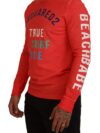 Dsquared² Tricou cu Mâneci Lungă și Imprimare Colorată Portocalie - imagine 2