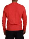 Dsquared² Tricou cu Mâneci Lungă și Imprimare Colorată Portocalie - imagine 3