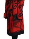 Palton Desigual cu guler și imprimeu roșu DSQUARED2 - imagine 3