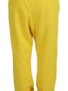 Pantaloni jogger DSQUARED2 galbeni cu logo - imagine 4