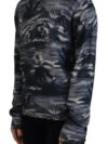 Pulover Casual DSQUARED2 cu mâneci lungi și imprimeu Thunder Sky negru - imagine 3