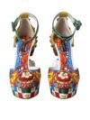 Sandale Dolce & Gabbana cu detalii Carretto multicolore - imagine 2