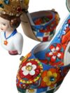 Sandale Dolce & Gabbana cu detalii Carretto multicolore - imagine 8