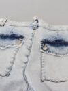 Jeans din denim albastru deschis cu talie înaltă DSQUARED2 - imagine 7