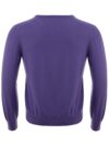 Gran Sasso Pulover Elegant din Lână Violet pentru Bărbați Distinși - imagine 2