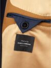 Dolce & Gabbana Sacou Elegant Albastru din Lână pentru Bărbați - imagine 4