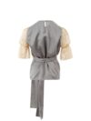 Lardini Top Elegant Multicolor din Mătase și In - imagine 2