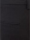 Pantaloni din bumbac negri Lardini cu eleganță italiană - imagine 3