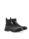 Botine din piele neagră Alexander McQueen pentru bărbați - imagine 3