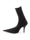 Botine Balenciaga elegante din spandex negre - imagine 2