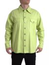Dolce & Gabbana Cămașă Casual Verde din Bumbac cu Guler - imagine 2