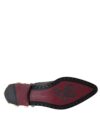 Dolce & Gabbana Pantofi Broque din Piele Neagră cu Perle Făcute - imagine 6