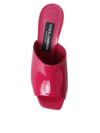 Sandale cu toc Dolce & Gabbana Fuchsia DG Logo - imagine 8
