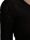 Rochie midi bodycon transparentă neagră Dolce & Gabbana - imagine 6