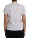 Balenciaga Tricou alb din bumbac cu guler rotund și mâneci scurte - imagine 4