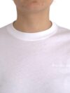 Balenciaga Tricou alb din bumbac cu guler rotund și mâneci scurte - imagine 5