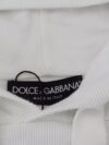 Sweatshirt cu glugă din bumbac alb Dolce & Gabbana - imagine 4