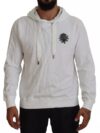 Sweatshirt cu glugă din bumbac alb Dolce & Gabbana - imagine 5