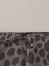 Dolce & Gabbana Pantaloni Jogger Gri cu Model Leopard - imagine 5