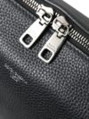 Geantă pentru bărbați Dolce & Gabbana din piele neagră cu margini texturate și curea de umăr - imagine 3